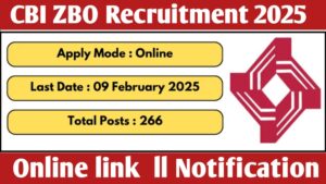 Central Bank of India Junior Management Officer Recruitment 2025,Vacancies for 266