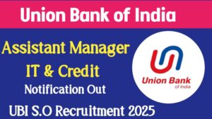 UBI SO Recruitment 2025